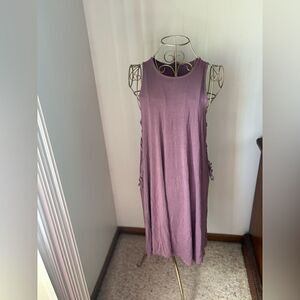American Eagle Soft & Sexy Lace Up Side Dress Purple